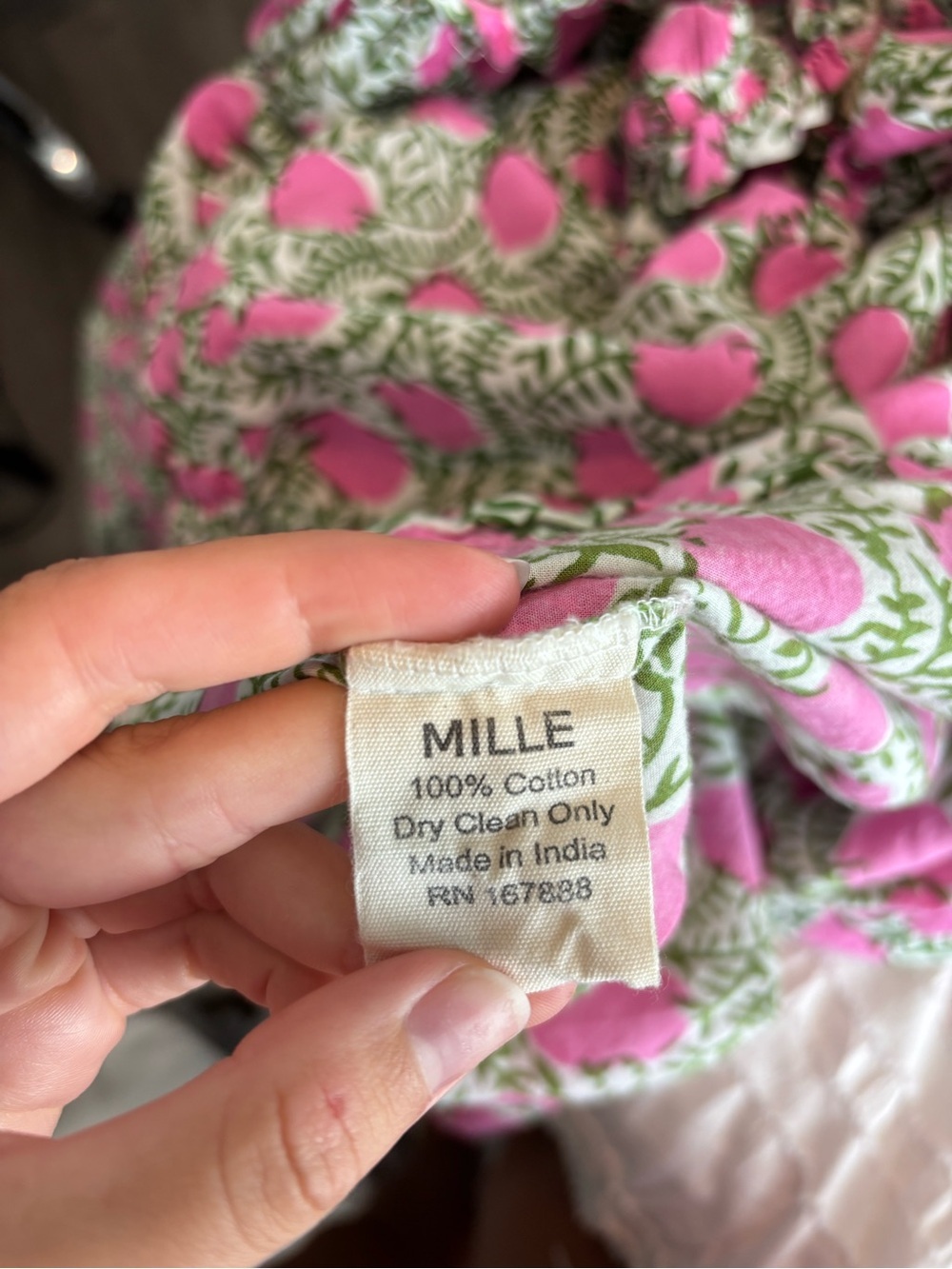 Mille Resort & Travel Pink Floral Midi Dress Size Large - Picture 7 of 7